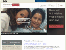 Tablet Screenshot of malveauxmission.org